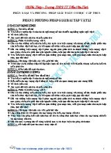 Phân loại và phương pháp giải toán cơ học cấp THCS - Vũ Phi Thủy